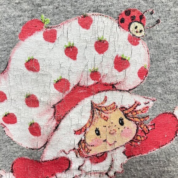 Strawberry Shortcake Little Baker T-Shirt, Men's Sz Medium, Gray w Retro Graphic - Picture 4 of 7